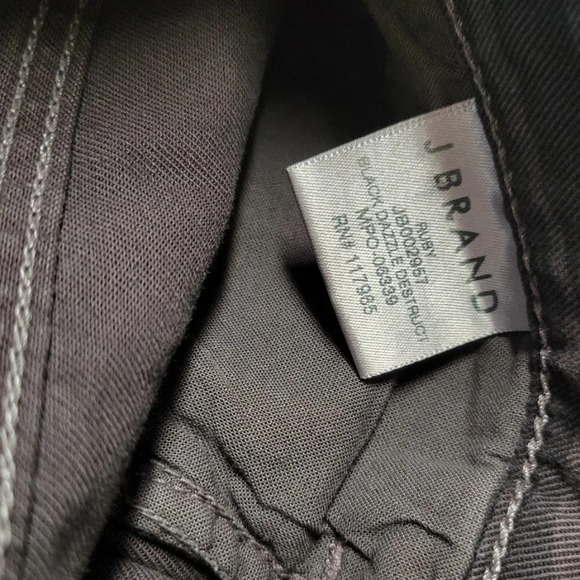 J Brand Ruby High Waisted Zebra Distressed Jeans Size 27 - Picture 4 of 8